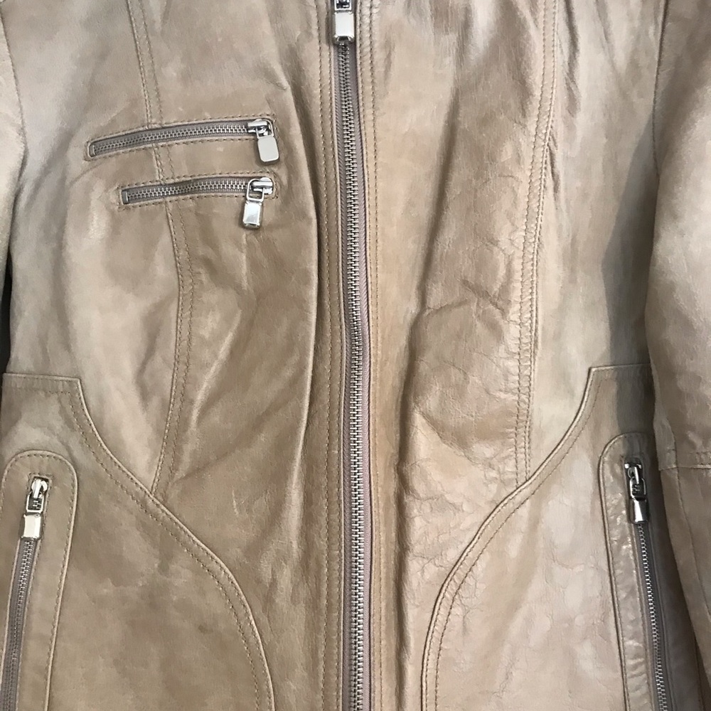 Laundry by Shelli Segal Leather Jacket - Picture 2 of 11